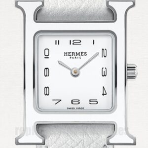 Hermes Heure H W044898WW00 Quartz Ladies Stainless Steel Leather Strap