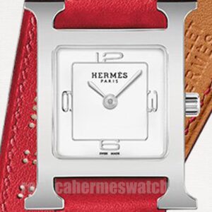 Hermes Heure H W049191WW00 Ladies Quartz White Dial